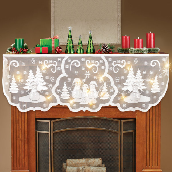 The Holiday Aisle® Mantel Scarf Wayfair